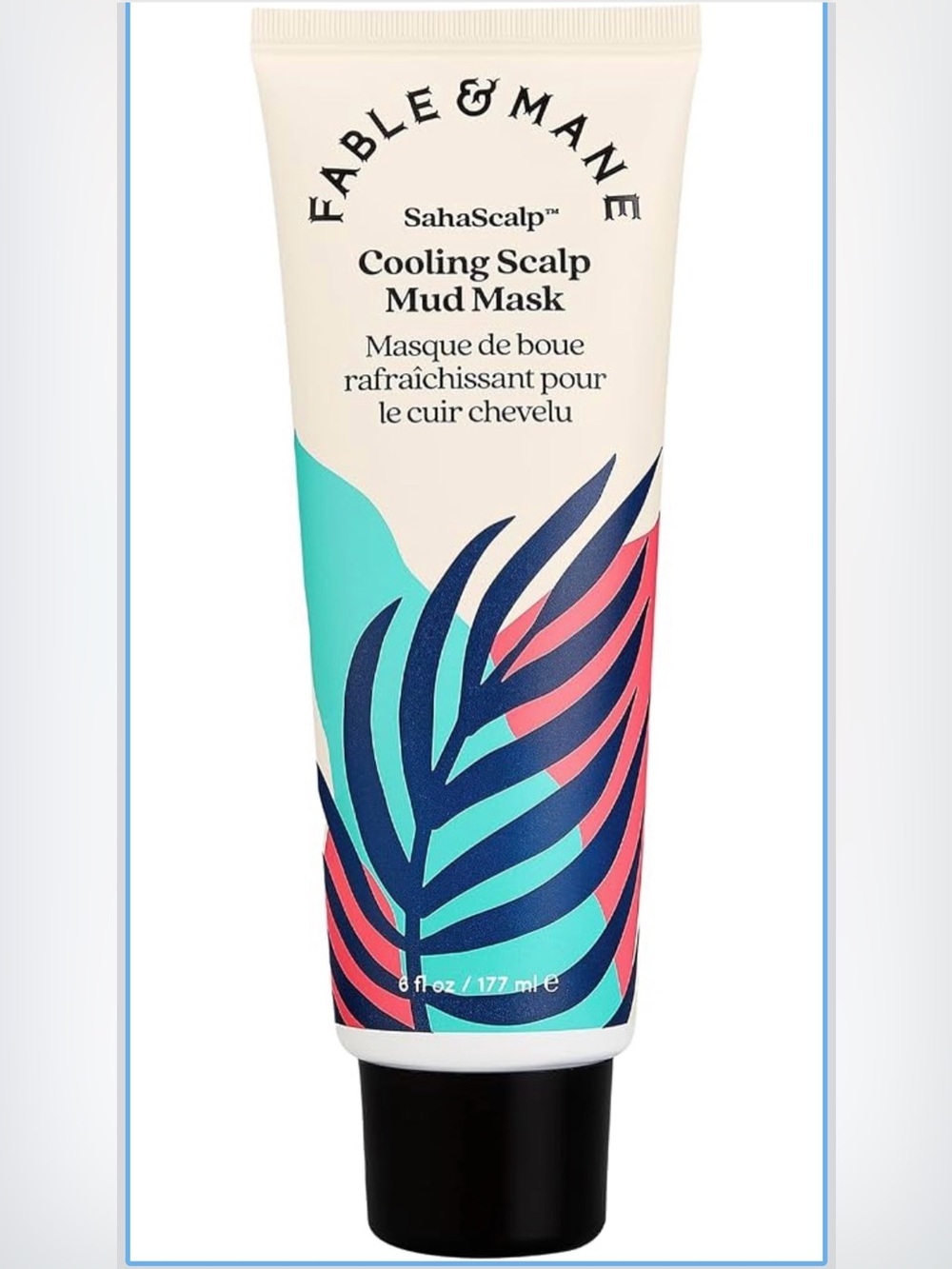 Fable & Mane SahaScalp Cooling Scalp Mud Mask 6 oz Ayurvedic Detox NEW